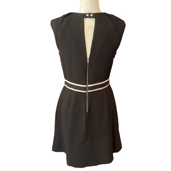 Sandro Paris Black Textured Mini Dress - Picture 7 of 9